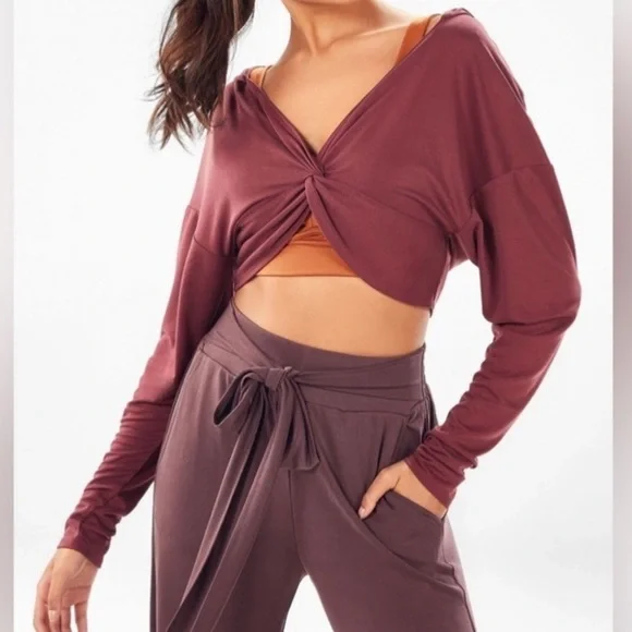 Fabletics Liv Twist Front Hoodie - Picture 1 of 5